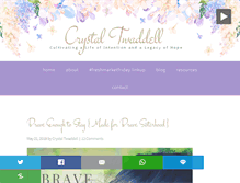 Tablet Screenshot of crystaltwaddell.com